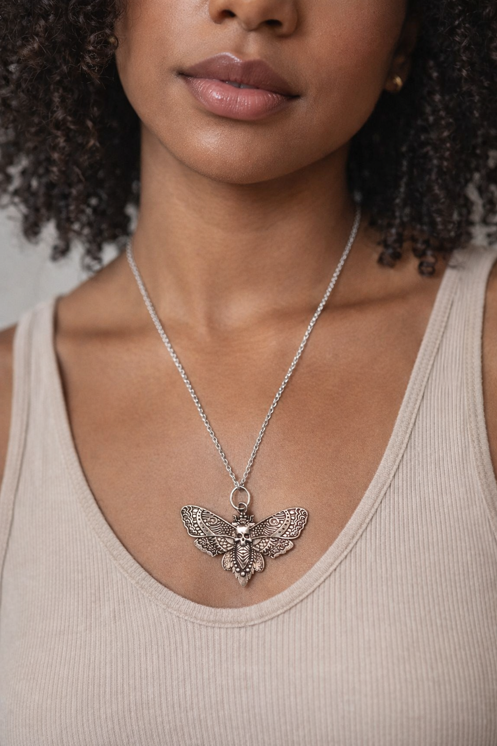 The Midnight Moth Necklace