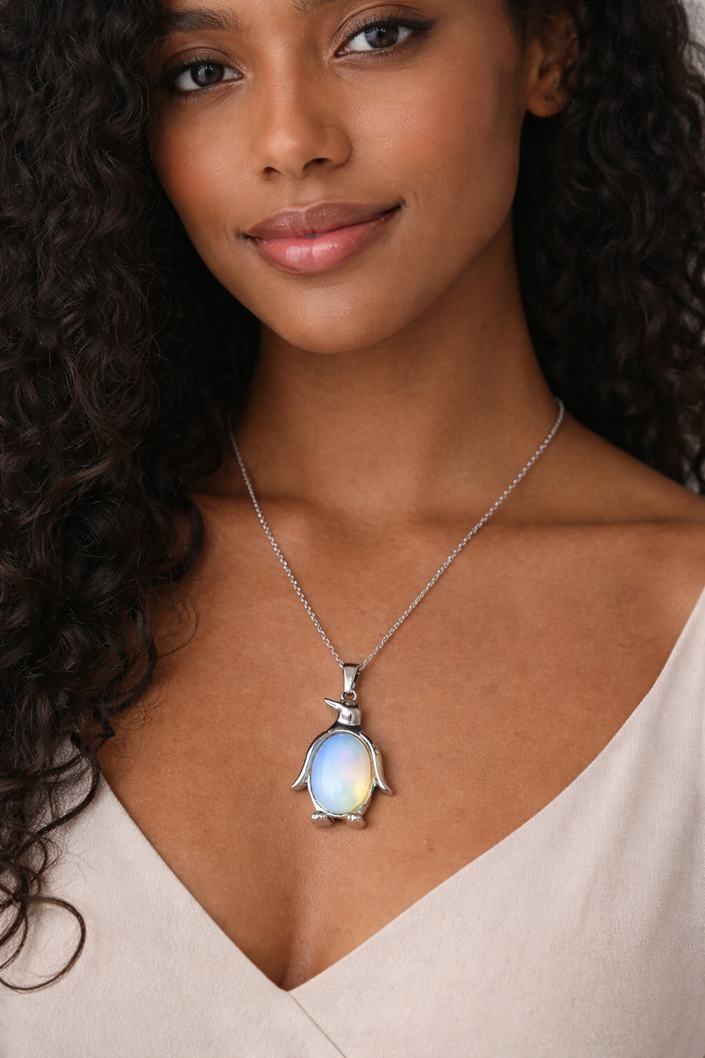 Penguin Charm Necklace – Available in Multiple Colours