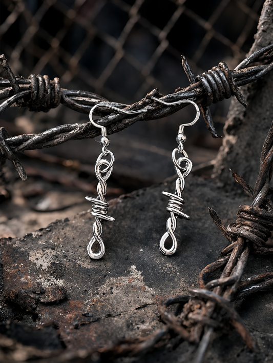 Barbed Temptation Twist Earrings