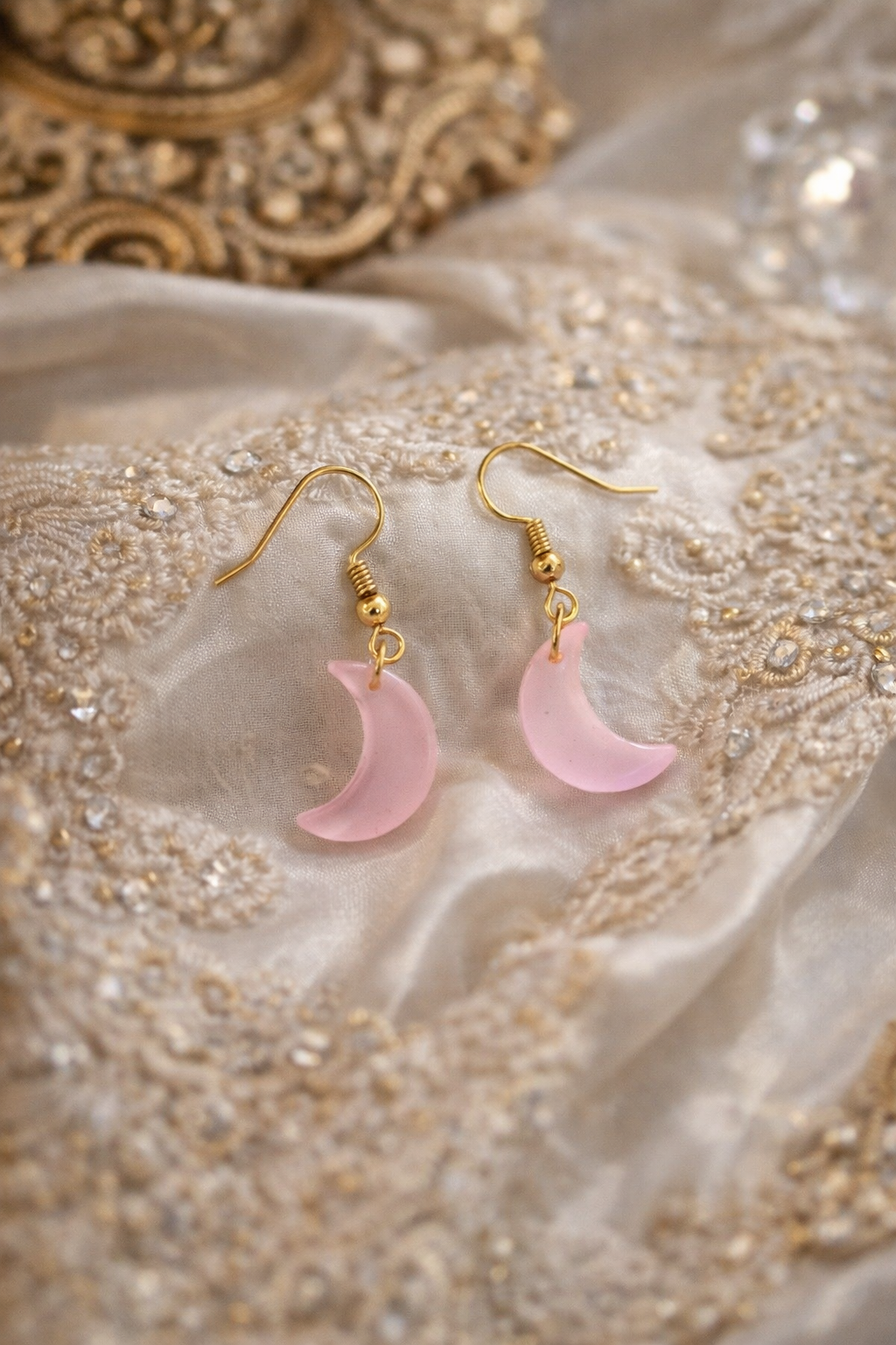 Celestial Crescent Moon Earrings
