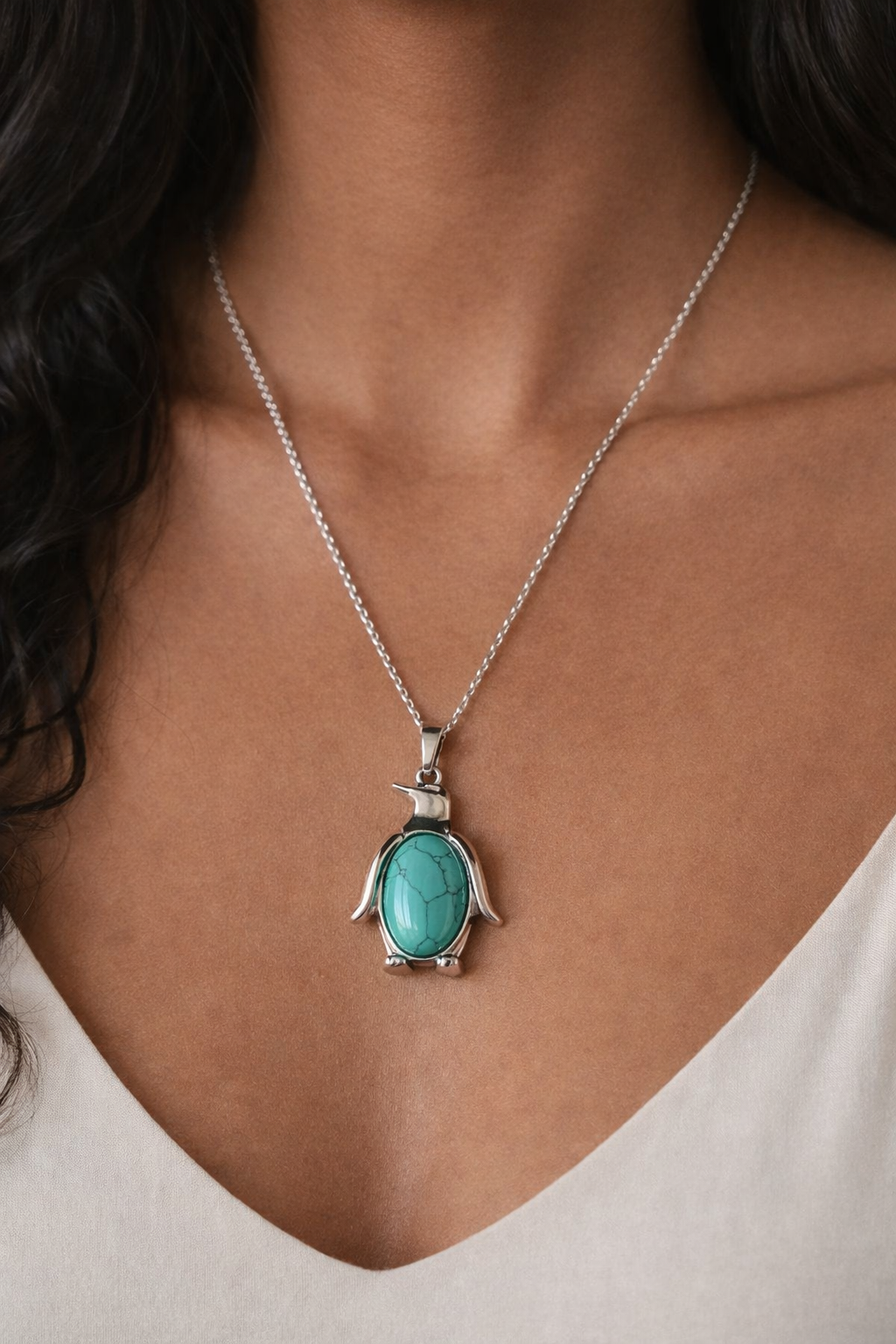 Penguin Charm Necklace – Available in Multiple Colours