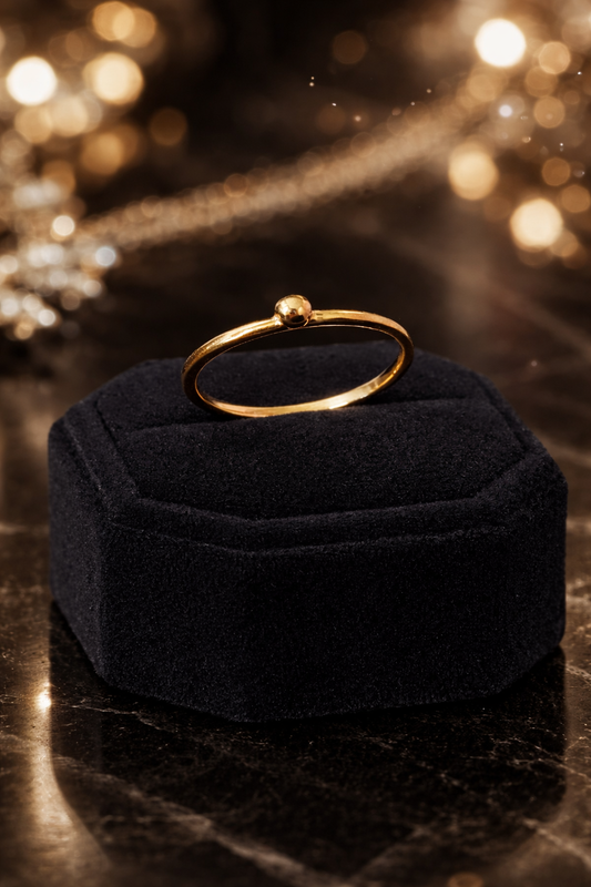 Golden Orbit Ring
