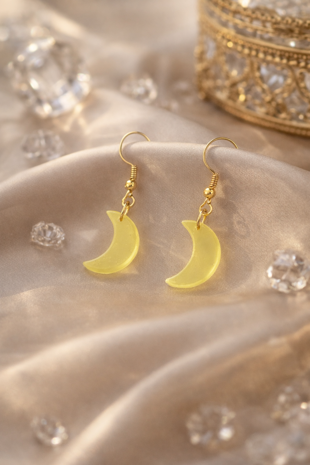 Celestial Crescent Moon Earrings