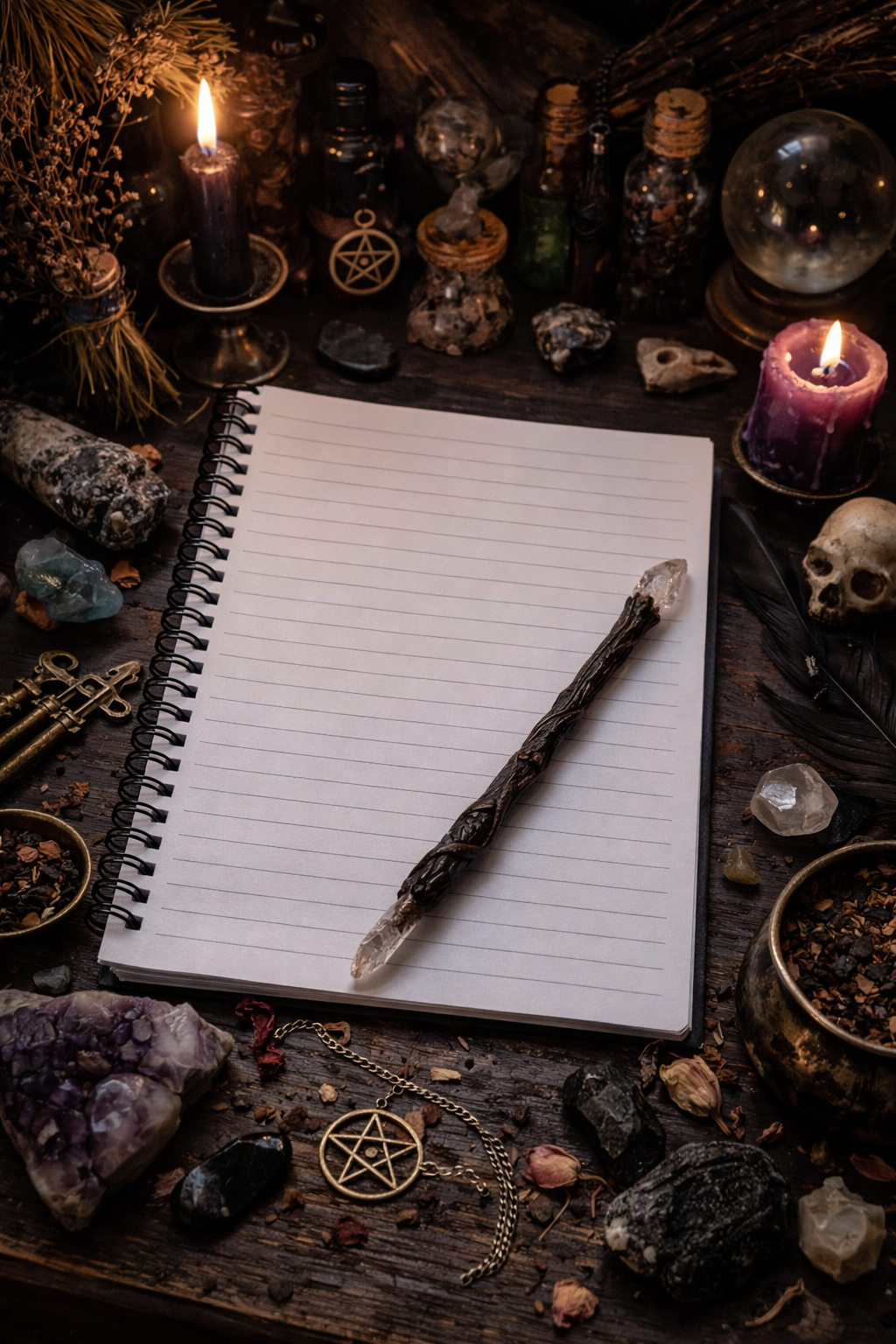 Raven Moon Book of Shadows Journal