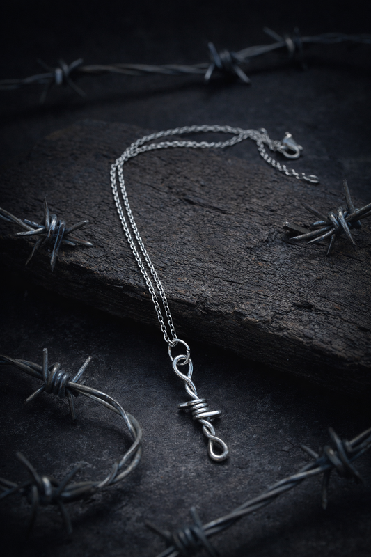 Barbed Temptation Knot Necklace