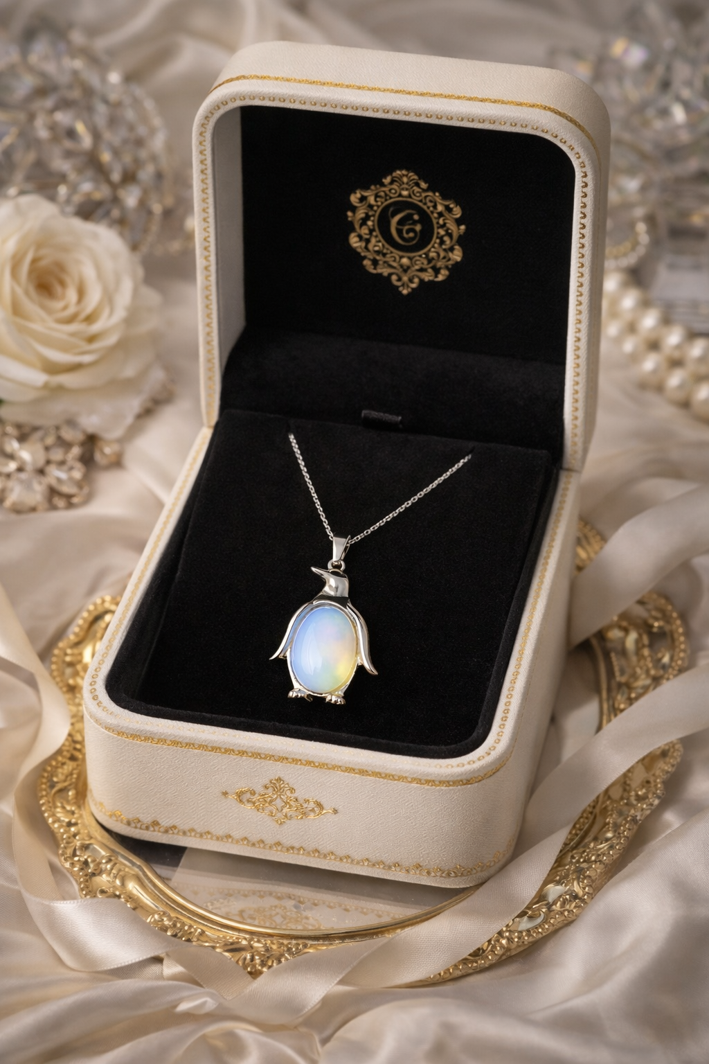 Penguin Charm Necklace – Available in Multiple Colours