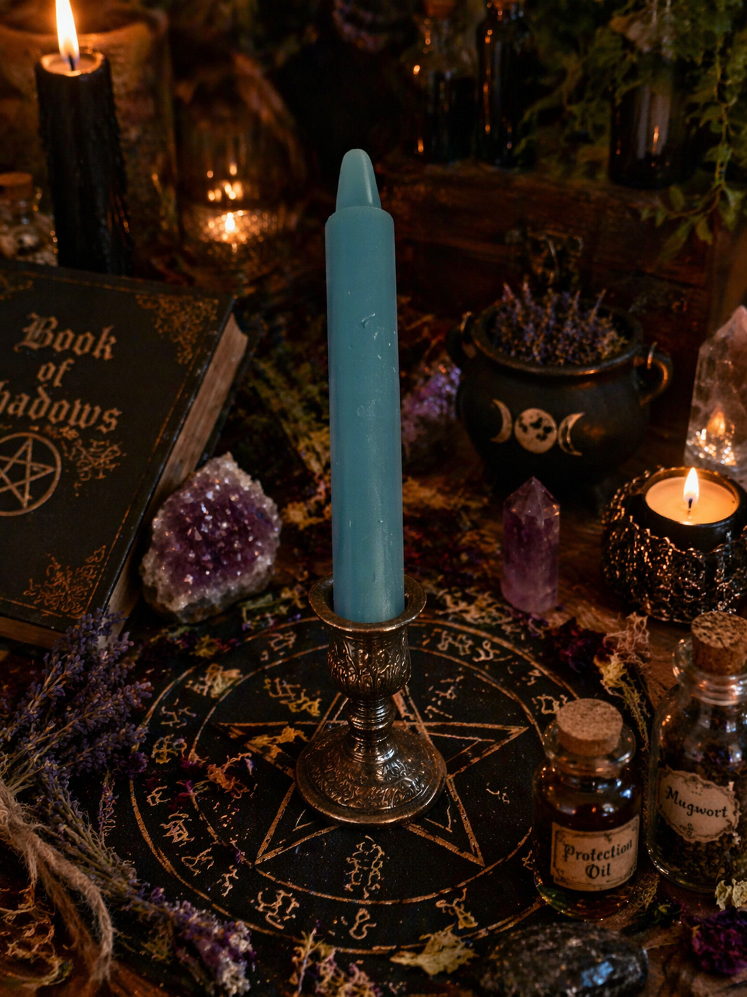 Witches Word Mini Spell Candles