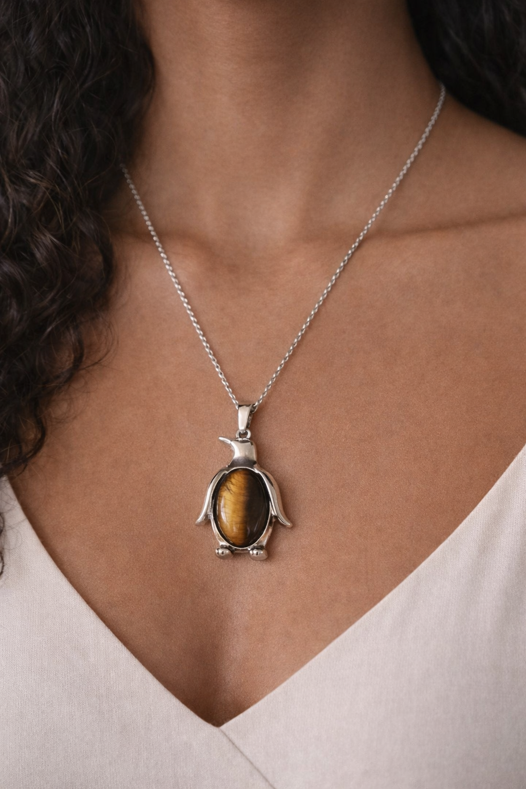 Penguin Charm Necklace – Available in Multiple Colours