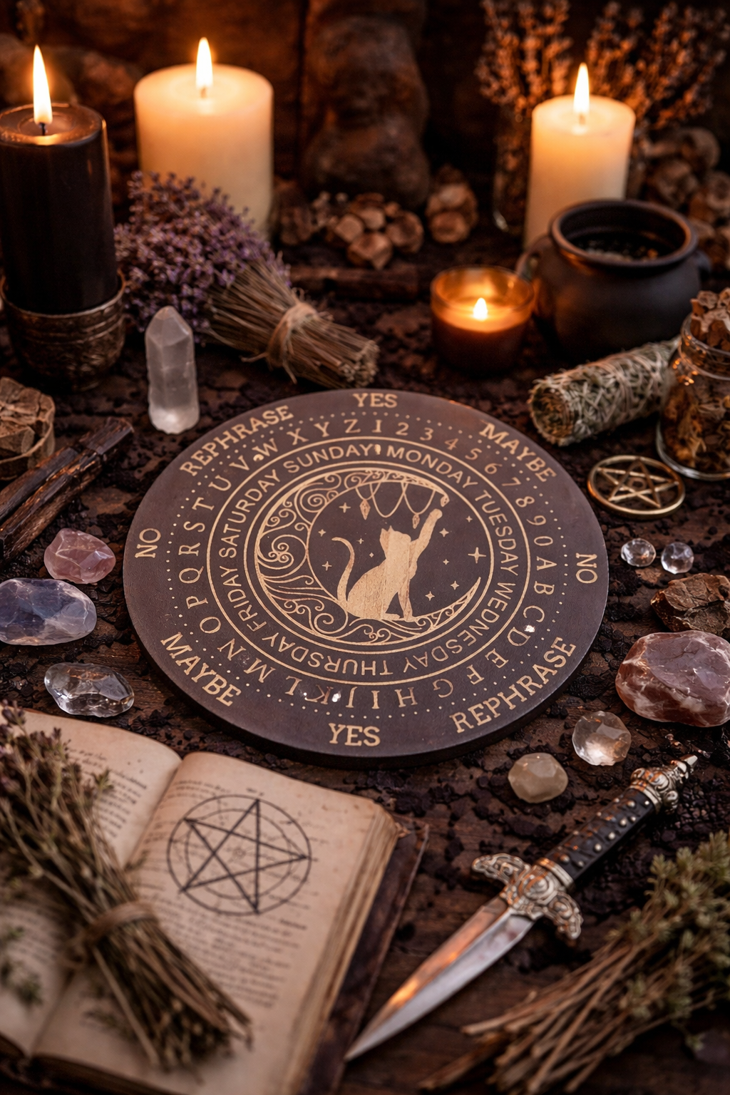 Mystic Cat Pendulum Board
