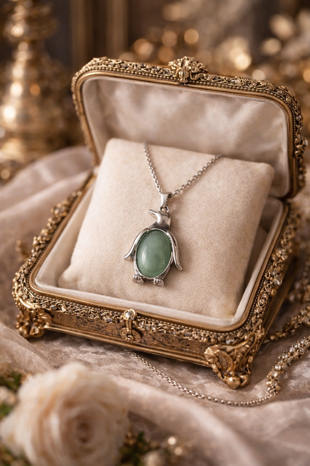 Penguin Charm Necklace – Available in Multiple Colours