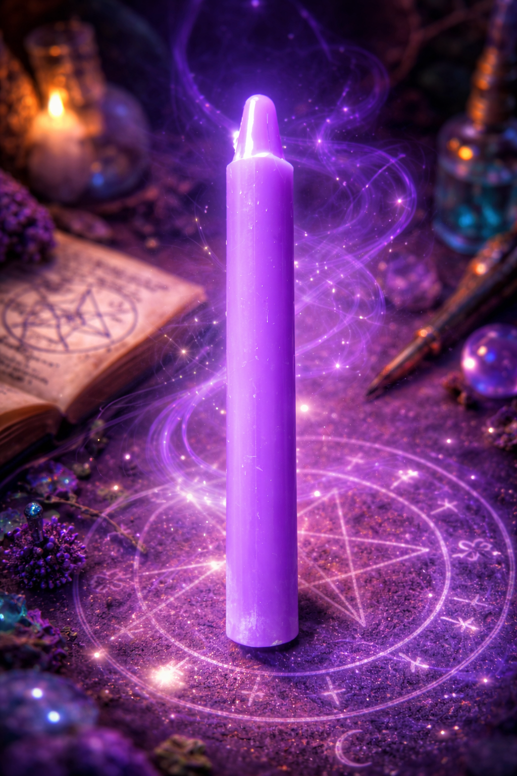 Witches Word Mini Spell Candles